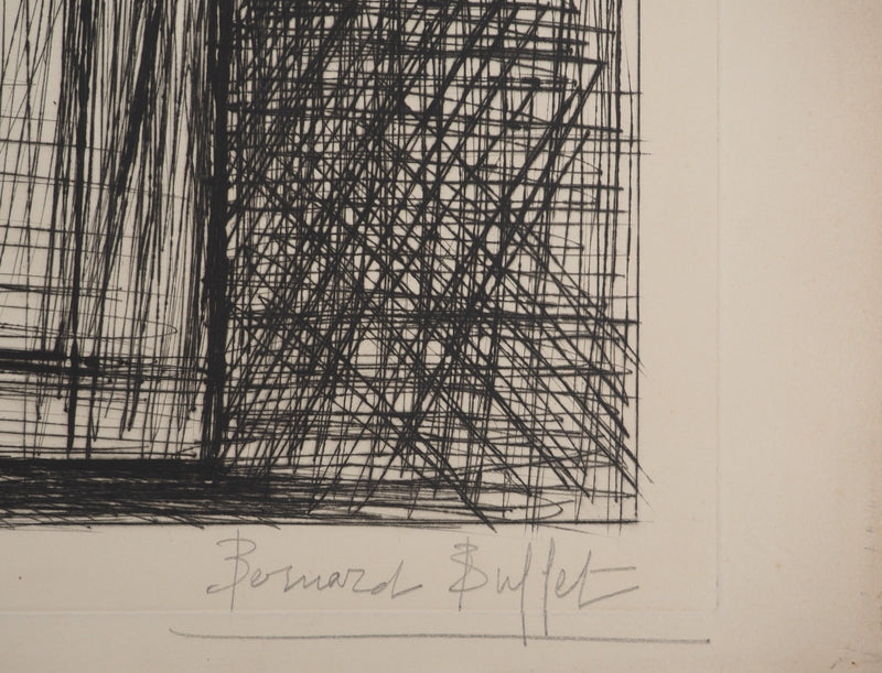 Bernard BUFFET : Sainte-Face, Gravure originale (photo de détail 2) - Crédit photo : Galerie Art.Paris