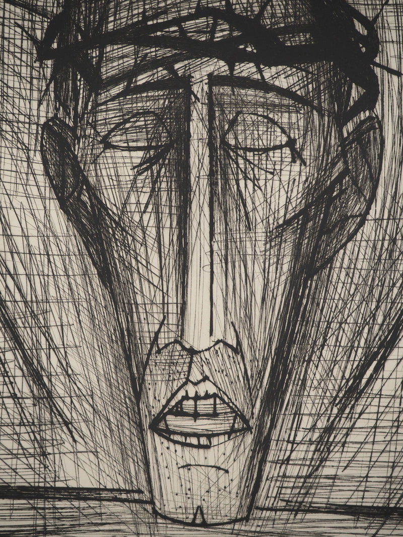 Bernard BUFFET : Sainte-Face, Gravure originale (photo de détail 6) - Crédit photo : Galerie Art.Paris