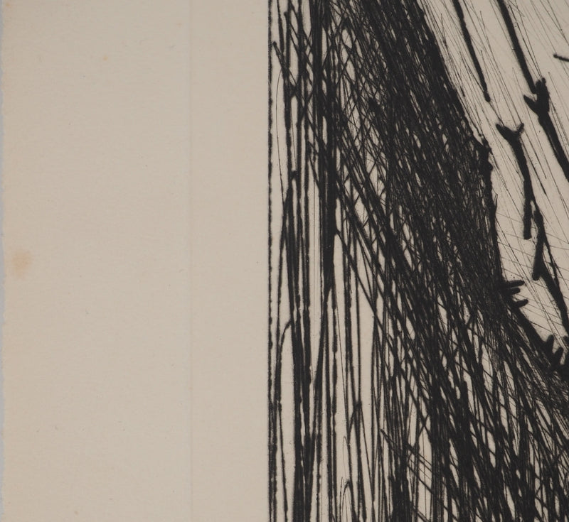 Bernard BUFFET : Sainte-Face, Gravure originale (photo de détail 9) - Crédit photo : Galerie Art.Paris