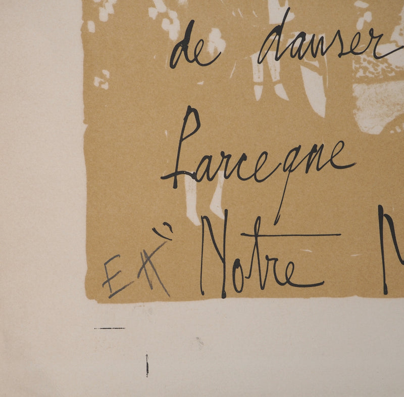 Bernard BUFFET : Saint-Tropez : La maison sudiste, Lithographie originale (photo de détail 7) - Crédit photo : Galerie Art.Paris