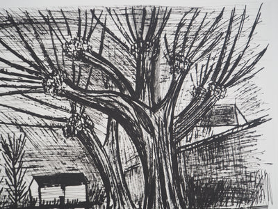 Bernard BUFFET : La maison sur le lac, Gravure originale (photo de détail 5) - Crédit photo : Galerie Art.Paris