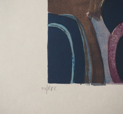 Alfred DEFOSSEZ : Bouquet de nuit, Lithographie originale (photo de détail 7) - Crédit photo : Galerie Art.Paris