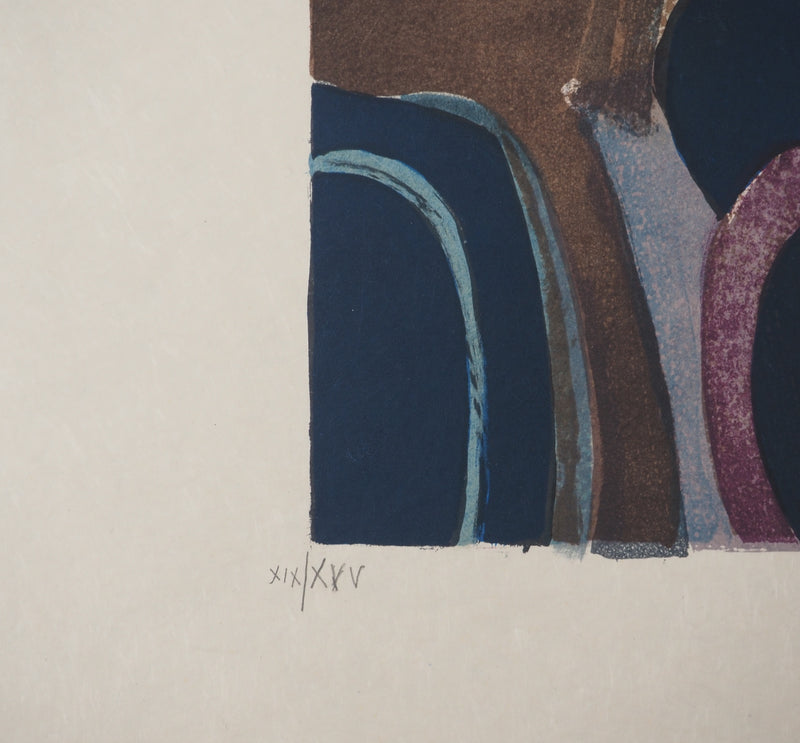 Alfred DEFOSSEZ : Bouquet de nuit, Lithographie originale (photo de détail 7) - Crédit photo : Galerie Art.Paris