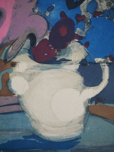 Alfred DEFOSSEZ : Bouquet de nuit, Lithographie originale (photo de détail 5) - Crédit photo : Galerie Art.Paris