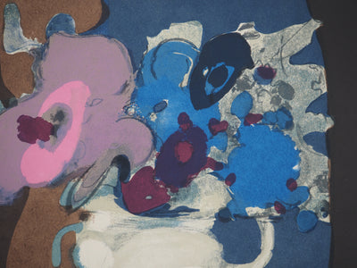 Alfred DEFOSSEZ : Bouquet de nuit, Lithographie originale (photo de détail 4) - Crédit photo : Galerie Art.Paris