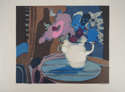 Alfred DEFOSSEZ : Bouquet de nuit, Lithographie originale (vue générale) - Crédit photo : Galerie Art.Paris