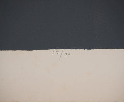 Thomas GLEB : Le guerrier, Lithographie originale (photo de détail 8) - Crédit photo : Galerie Art.Paris