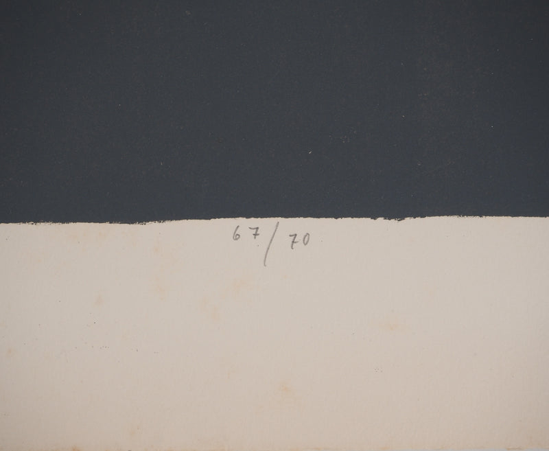 Thomas GLEB : Le guerrier, Lithographie originale (photo de détail 8) - Crédit photo : Galerie Art.Paris