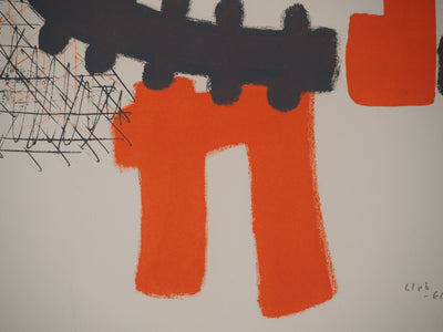 Thomas GLEB : Le guerrier, Lithographie originale (photo de détail 6) - Crédit photo : Galerie Art.Paris