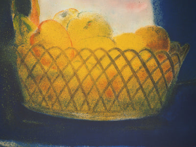 Pierre GARCIA-FONS : Le bouquet et la corbeille de fruits, Lithographie originale (photo de détail 5) - Crédit photo : Galerie Art.Paris