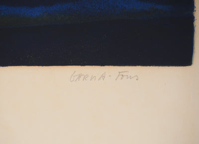 Pierre GARCIA-FONS : Le bouquet et la corbeille de fruits, Lithographie originale (photo de détail 2) - Crédit photo : Galerie Art.Paris