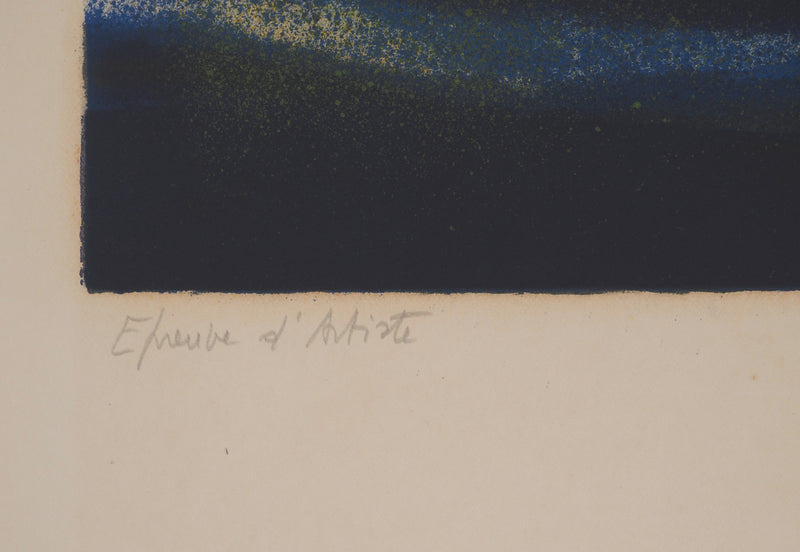 Pierre GARCIA-FONS : Le bouquet et la corbeille de fruits, Lithographie originale (photo de détail 6) - Crédit photo : Galerie Art.Paris