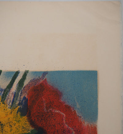 Pierre GARCIA-FONS : Le bouquet et la corbeille de fruits, Lithographie originale (photo de détail 8) - Crédit photo : Galerie Art.Paris