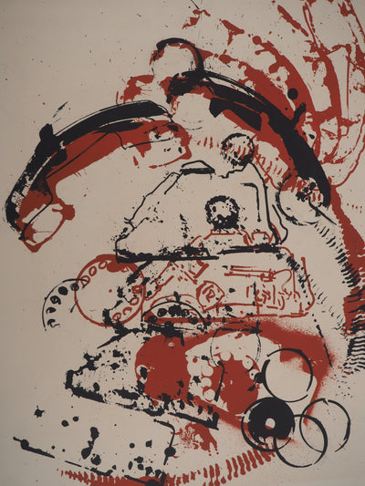 ARMAN : L'intérieur des choses I, Le téléphone, Lithographie originale (photo de détail 3) - Crédit photo : Galerie Art.Paris