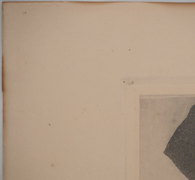 Louis ICART : Portrait de Manon, Gravure originale (photo de détail 8) - Crédit photo : Galerie Art.Paris