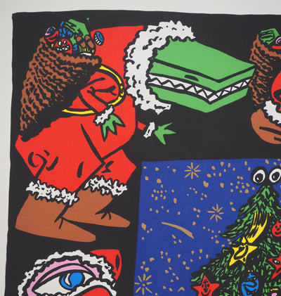 Hervé DI ROSA : Joyeux Noël, Sérigraphie originale (photo de détail 5) - Crédit photo : Galerie Art.Paris