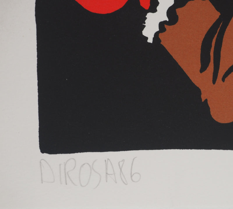 Hervé DI ROSA : Joyeux Noël, Sérigraphie originale (photo de détail 2) - Crédit photo : Galerie Art.Paris
