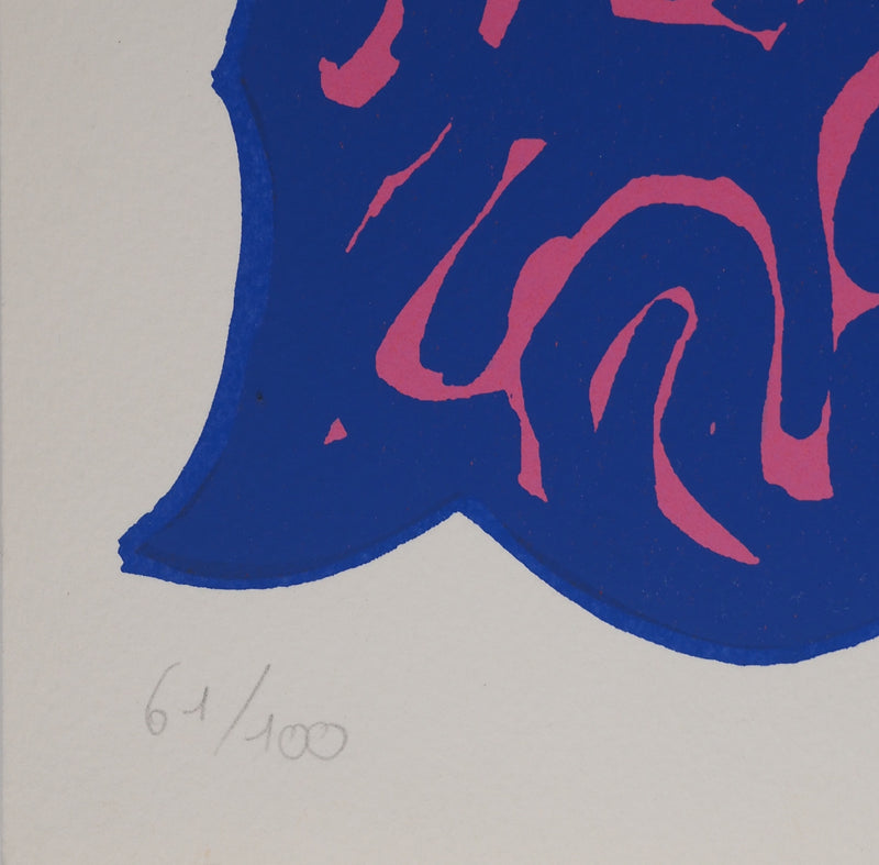 Hervé DI ROSA : Le poisson rouge, Sérigraphie originale (photo de détail 6) - Crédit photo : Galerie Art.Paris