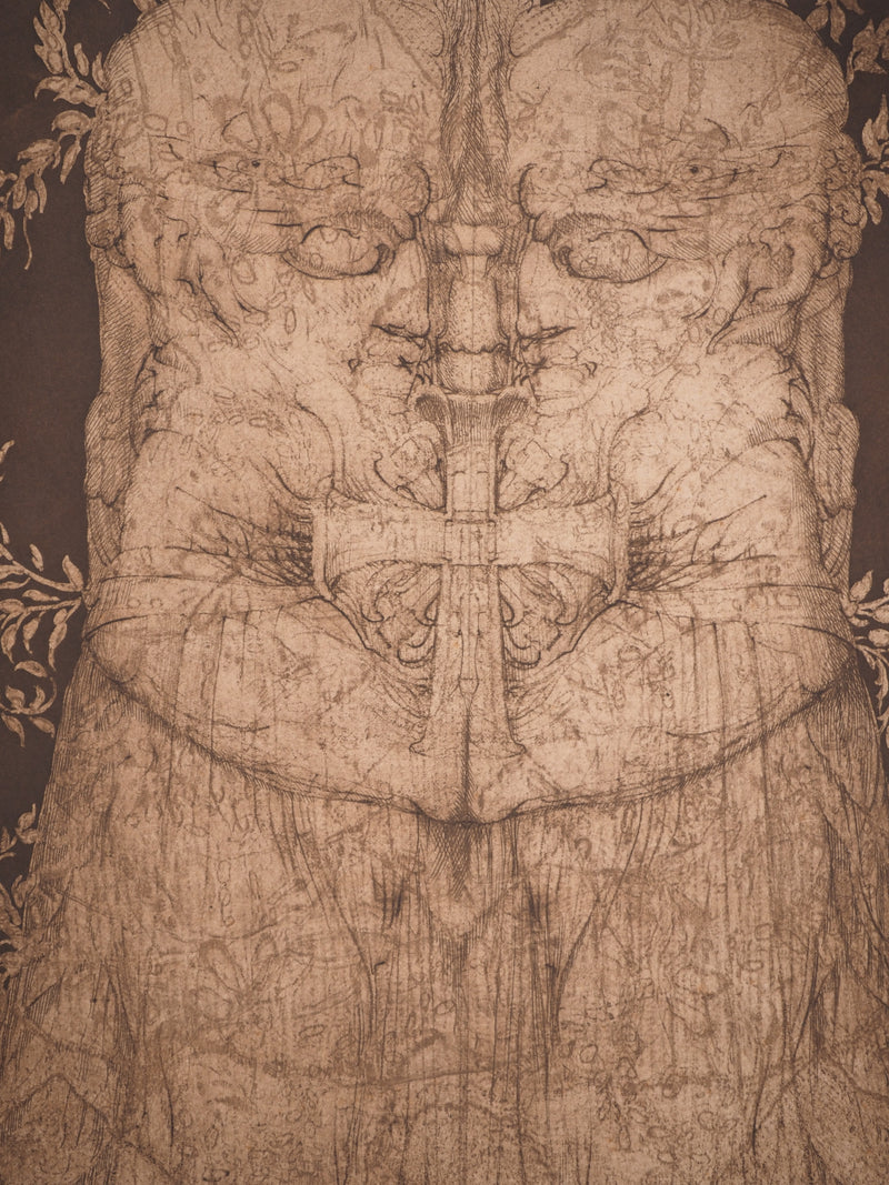 Ernst FUCHS : La Kabbale des origines : la couronne, Gravure originale (photo de détail 5) - Crédit photo : Galerie Art.Paris