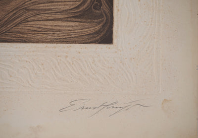 Ernst FUCHS : La Kabbale des origines : la couronne, Gravure originale (photo de détail 2) - Crédit photo : Galerie Art.Paris