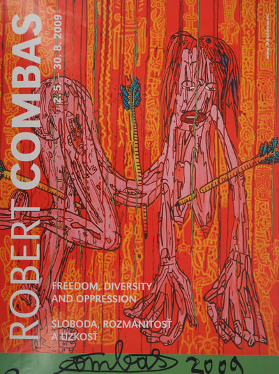 Robert COMBAS : Freedom diversity, Quadrichromie originale signée