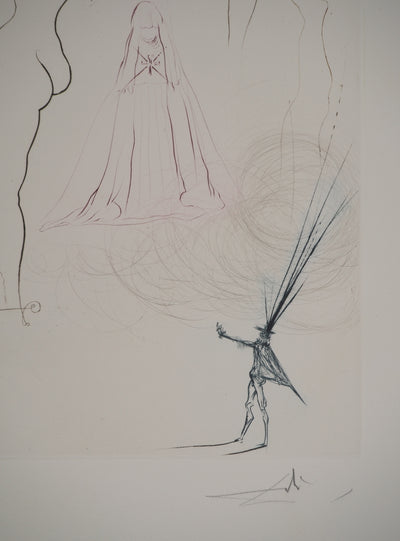 Salvador DALI : Aranella : Fontaine fantastique, Gravure originale (photo de détail 5) - Crédit photo : Galerie Art.Paris