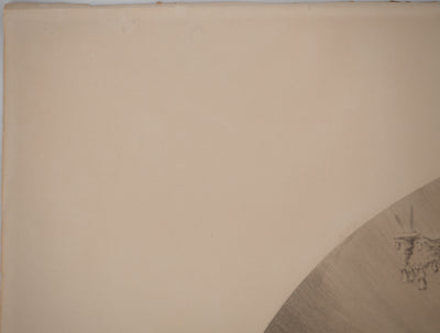 Louis ICART : Eventail noir, Gravure originale (photo de détail 10) - Crédit photo : Galerie Art.Paris