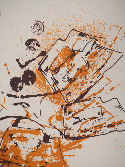 ARMAN : L'intérieur des choses VI, La lampe à souder, Lithographie originale (photo de détail 3) - Crédit photo : Galerie Art.Paris