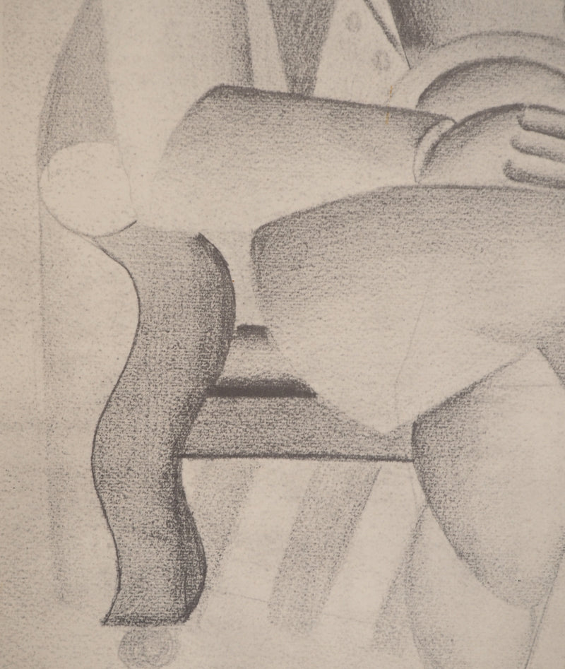 Fernand LEGER : Etude pour le fumeur, Héliogravure originale (photo de détail 5) - Crédit photo : Galerie Art.Paris