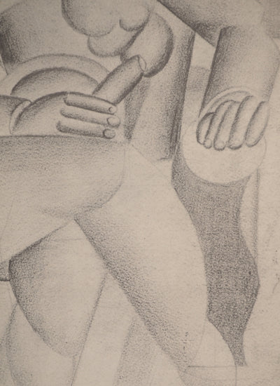 Fernand LEGER : Etude pour le fumeur, Héliogravure originale (photo de détail 6) - Crédit photo : Galerie Art.Paris