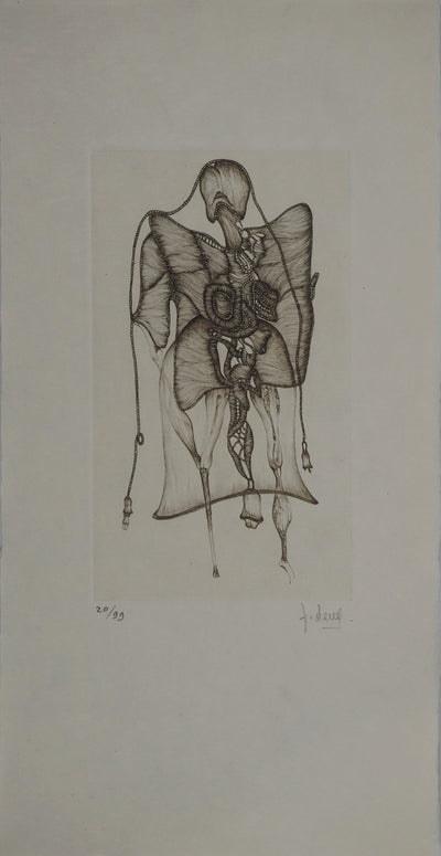 Fred DEUX : Artiste, Gravure originale (vue générale) - Crédit photo : Galerie Art.Paris