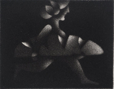 Mario AVATI : La boulangère, Gravure originale (photo de détail 5) - Crédit photo : Galerie Art.Paris