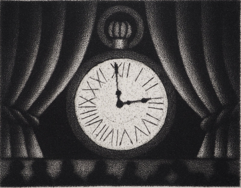 Mario AVATI : La montre, Gravure originale (photo de détail 3) - Crédit photo : Galerie Art.Paris