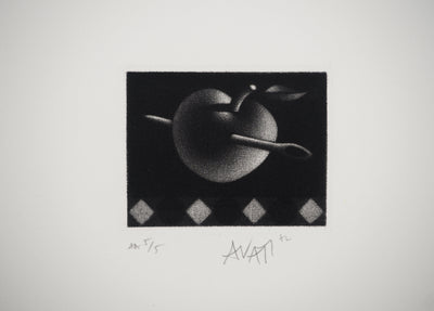 Mario AVATI : L'aiguille, Gravure originale (vue générale) - Crédit photo : Galerie Art.Paris