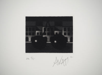 Mario AVATI : Les cerises, Gravure originale (vue générale) - Crédit photo : Galerie Art.Paris