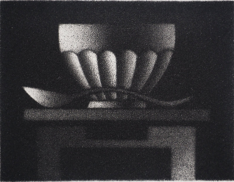 Mario AVATI : Le bol, Gravure originale (photo de détail 3) - Crédit photo : Galerie Art.Paris