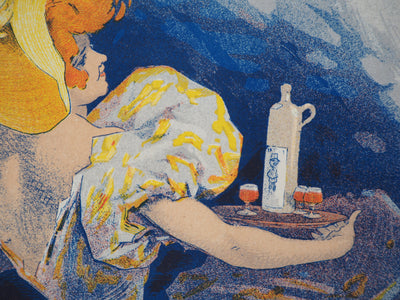 Jules CHERET : Le Punch Grassot, Lithographie originale signée