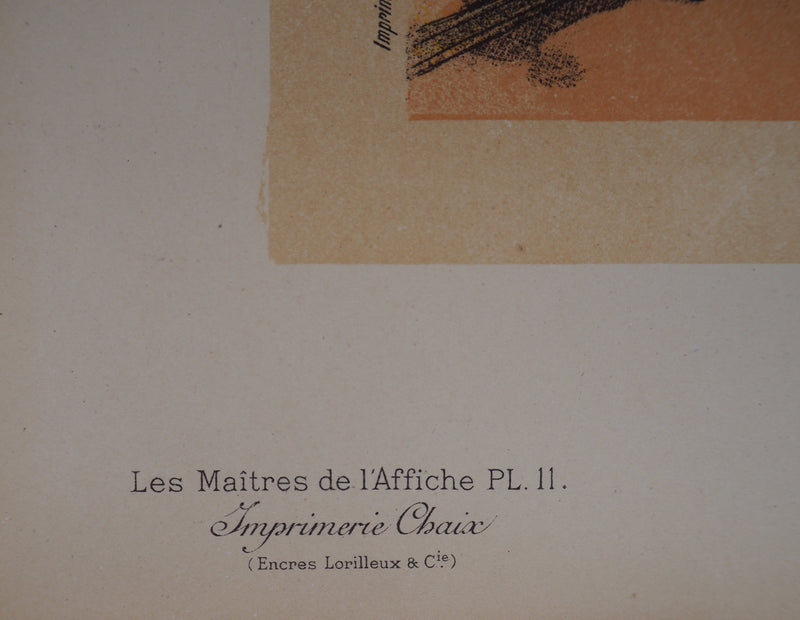 Lucien LEFEVRE : Cacao Lacté, Lithographie originale signée