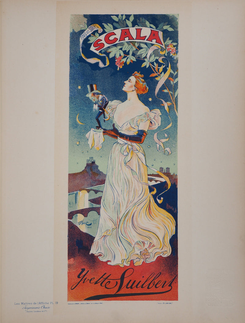 ADA Ferdinand BAC: Charming Woman, 1895, Original signed lithograph