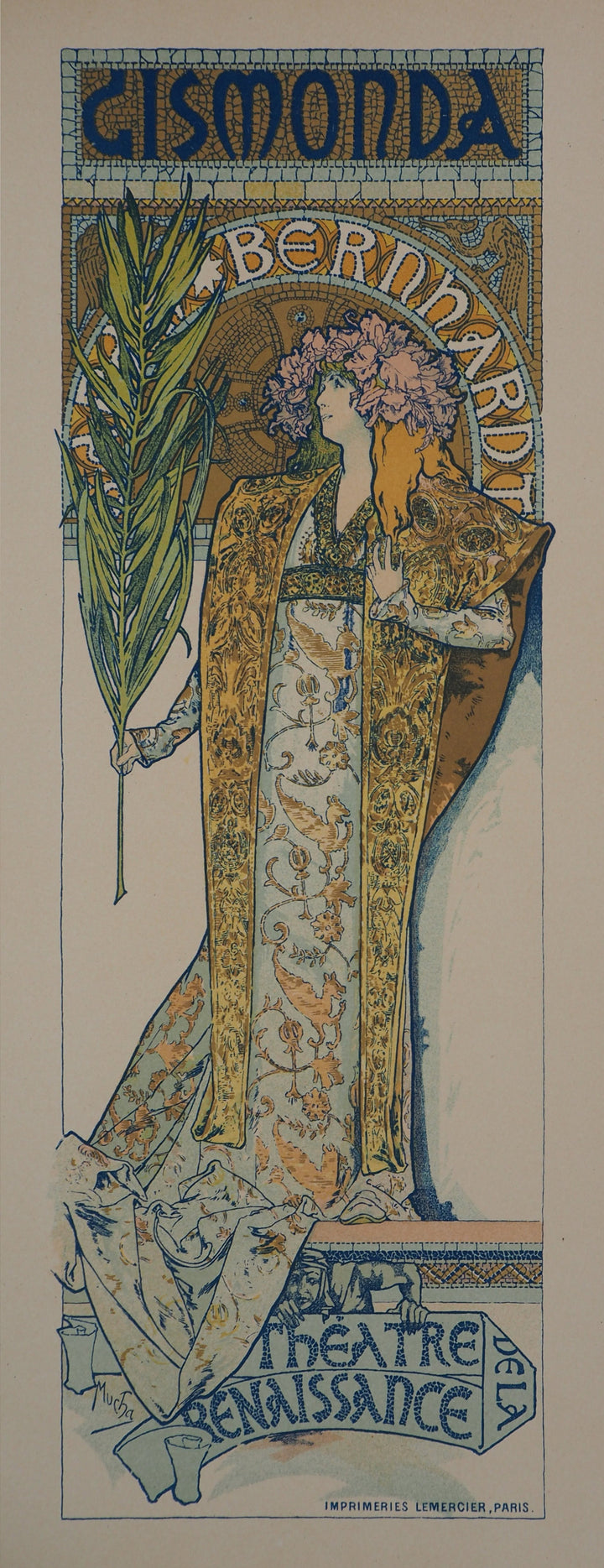 Gischia Galerie de France アンティークアートポスター Gischia Galerie de France アンティークアートポスター