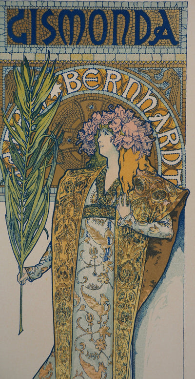 Alfonse MUCHA: Gismonda (Sarah Bernhardt), Signed lithograph