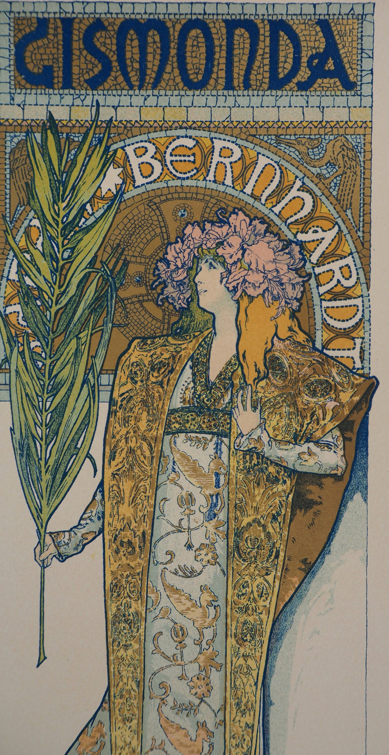 Alfonse MUCHA: Gismonda (Sarah Bernhardt), Signed lithograph