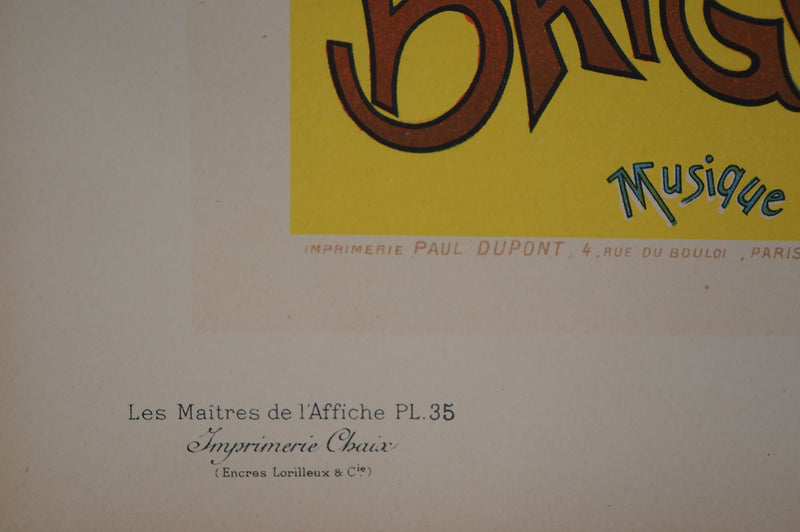 PAL : Danseuses de cancan, Lithographie originale signée
