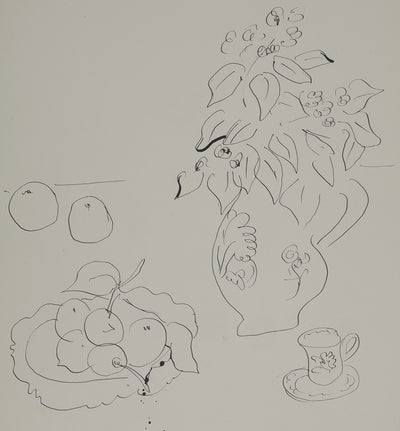 Henri MATISSE : Nature morte aux citrons, Lithographie originale (photo de détail 3) - Crédit photo : Galerie Art.Paris