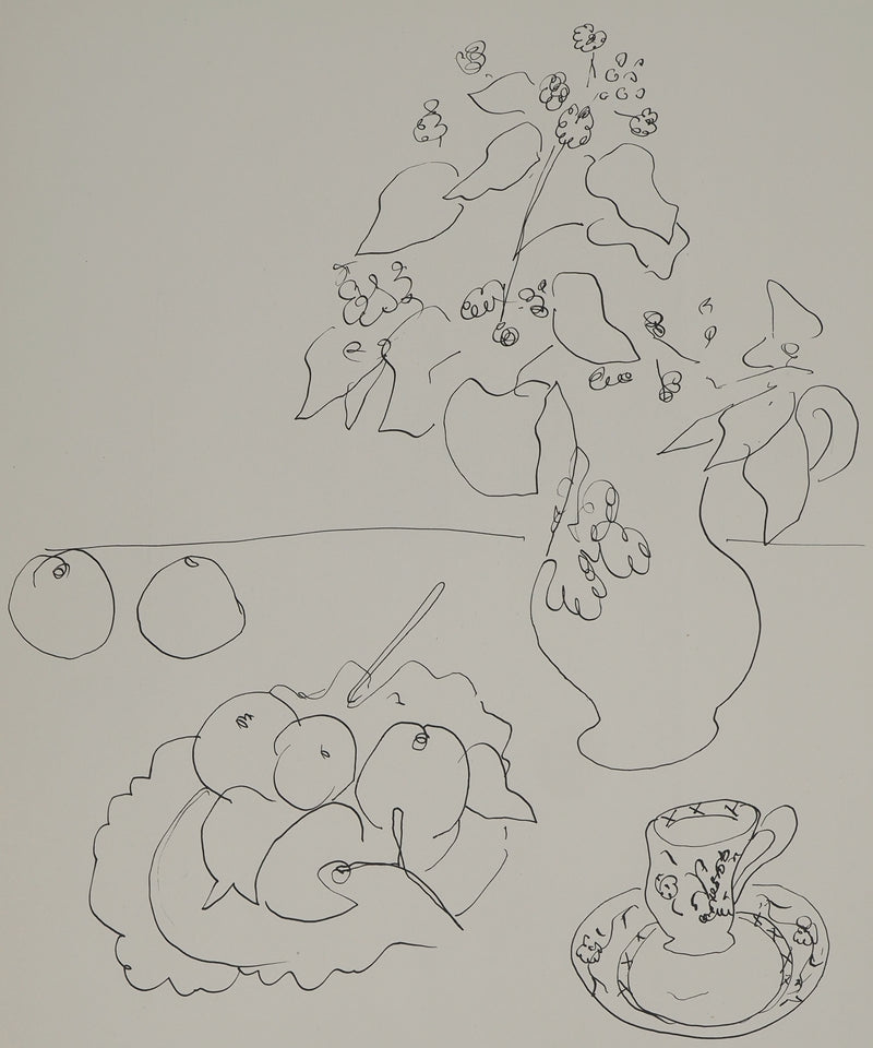Henri MATISSE : Nature morte à la tasse, Lithographie originale (photo de détail 3) - Crédit photo : Galerie Art.Paris