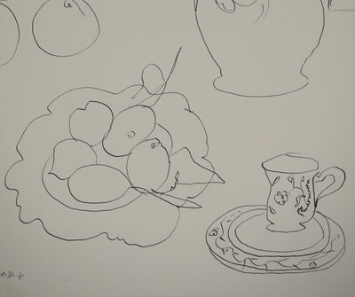 Henri MATISSE : Nature morte au vase, Lithographie originale (photo de détail 3) - Crédit photo : Galerie Art.Paris