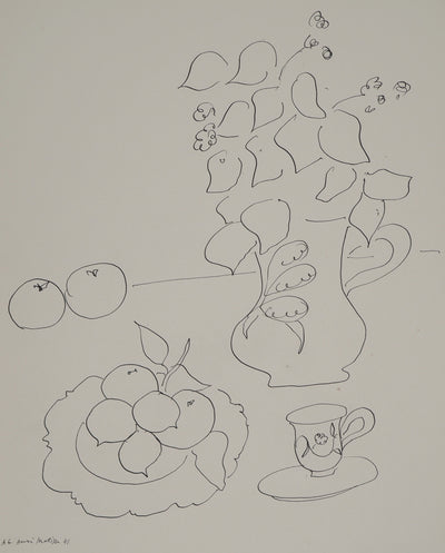 Henri MATISSE : Etude de fruits, Lithographie originale (photo de détail 3) - Crédit photo : Galerie Art.Paris