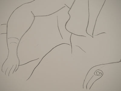 Henri MATISSE : Jeune femme assise, Lithographie originale (photo de détail 5) - Crédit photo : Galerie Art.Paris