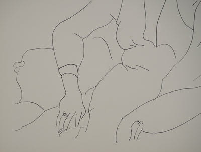 Henri MATISSE : Jeune fille posant, Lithographie originale (photo de détail 4) - Crédit photo : Galerie Art.Paris