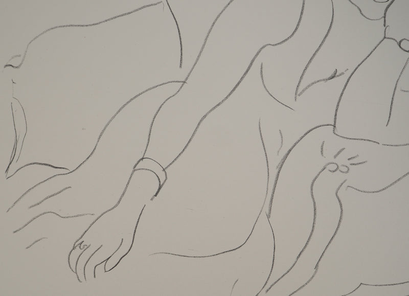 Henri MATISSE : Femme à la chevelure bouclée, Lithographie originale (photo de détail 5) - Crédit photo : Galerie Art.Paris